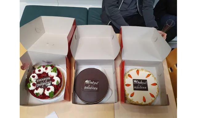 Team celebration